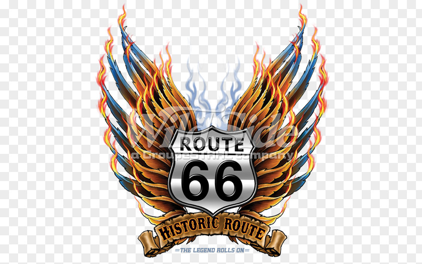 T-shirt U.S. Route 66 Printed Firefighter Road PNG