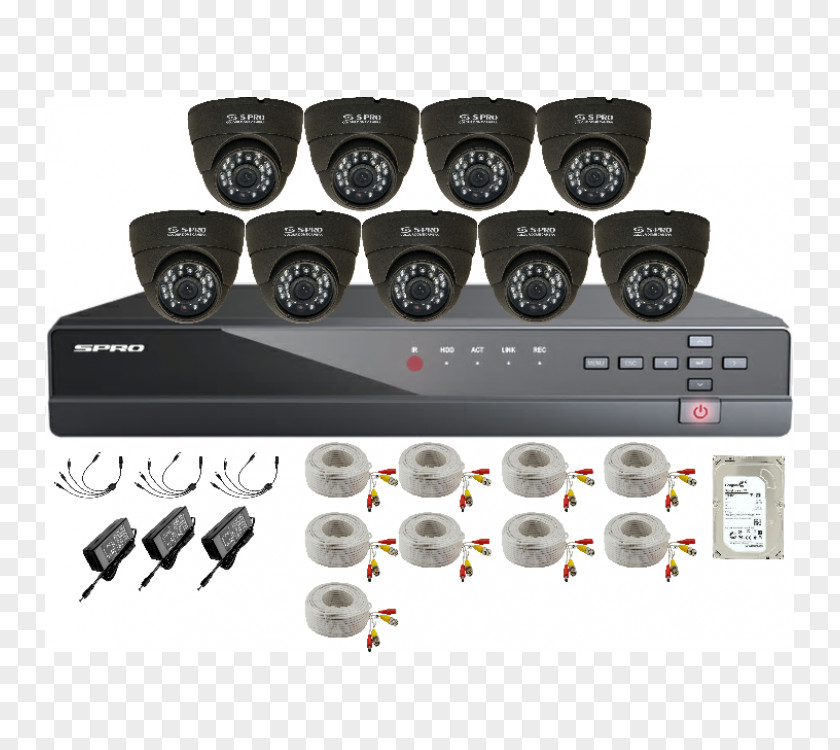 Cctv Camera Dvr Kit Closed-circuit Television Analog High Definition Digital Video Recorders IP PNG