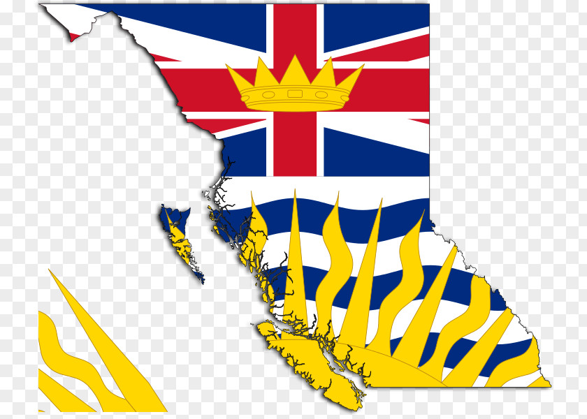 Flag Of British Columbia Canada Coat Arms PNG