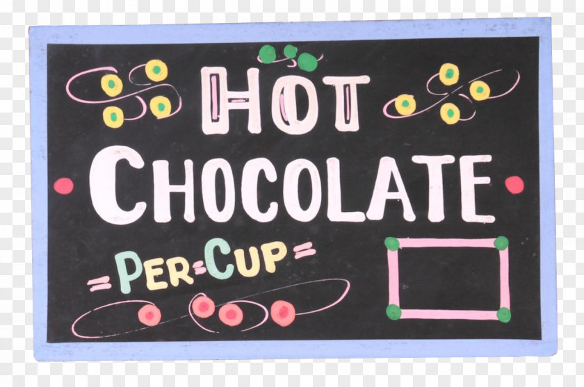 Hot Chocolate Sign Brand Signage PNG