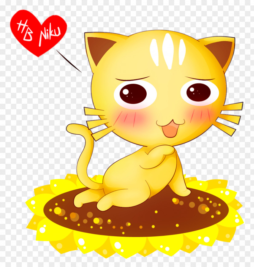 Kitten Whiskers Character Clip Art PNG