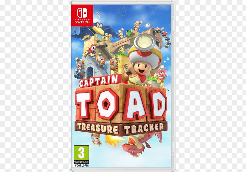 Nintendo Captain Toad: Treasure Tracker Wii U Switch Super Mario Odyssey PNG