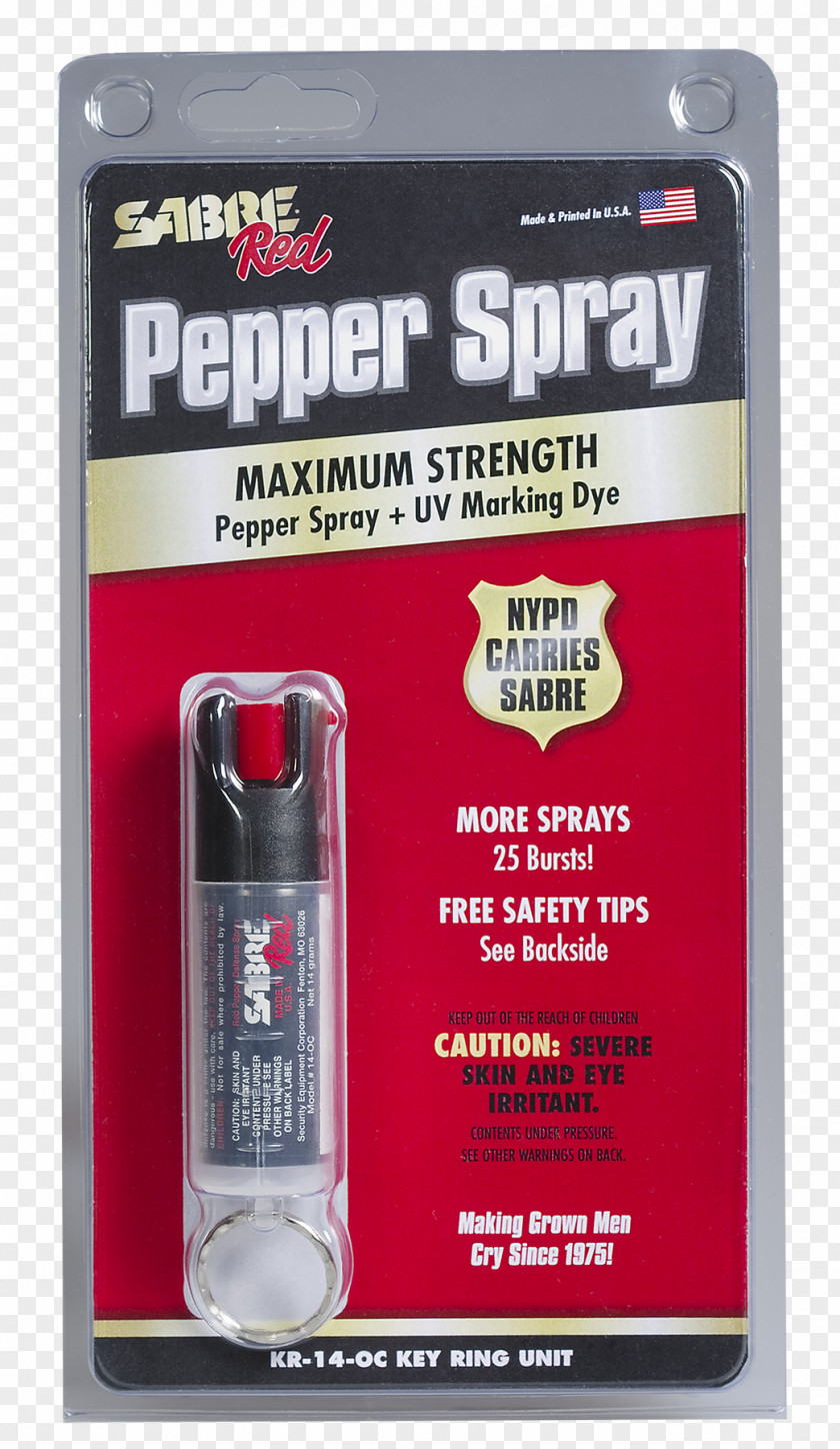 Pepper Spray Capsicum Mace Chili Self-defense PNG