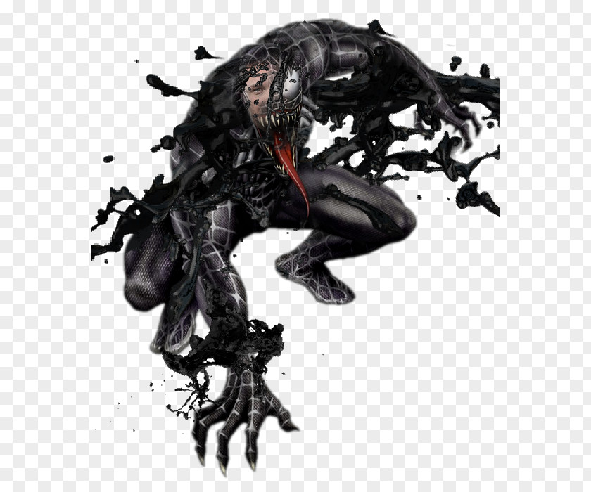 Venom Spider-Man Drawing Marvel Cinematic Universe Art PNG