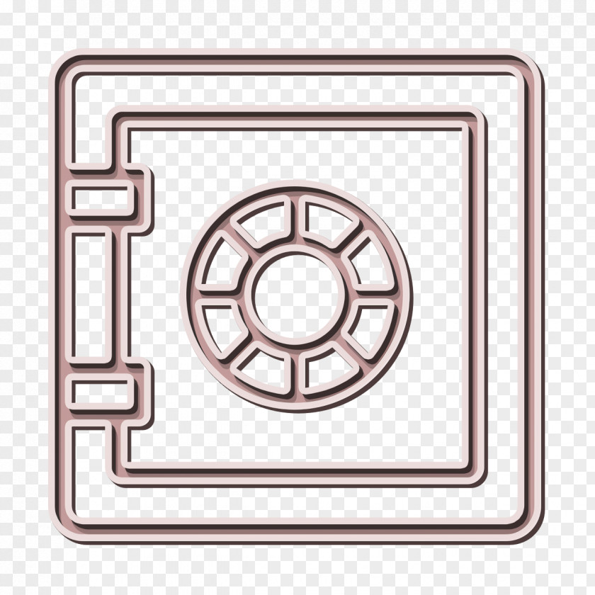 Bank Icon Miscellaneous Elements Safebox PNG