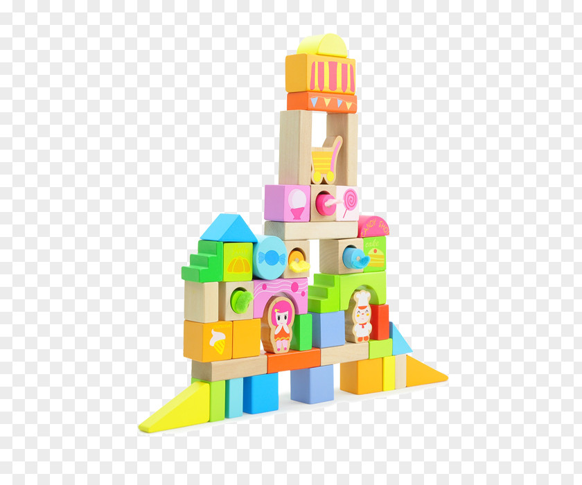 Candy House Theme Fight Building Blocks Toy Block Jigsaw Puzzle PNG