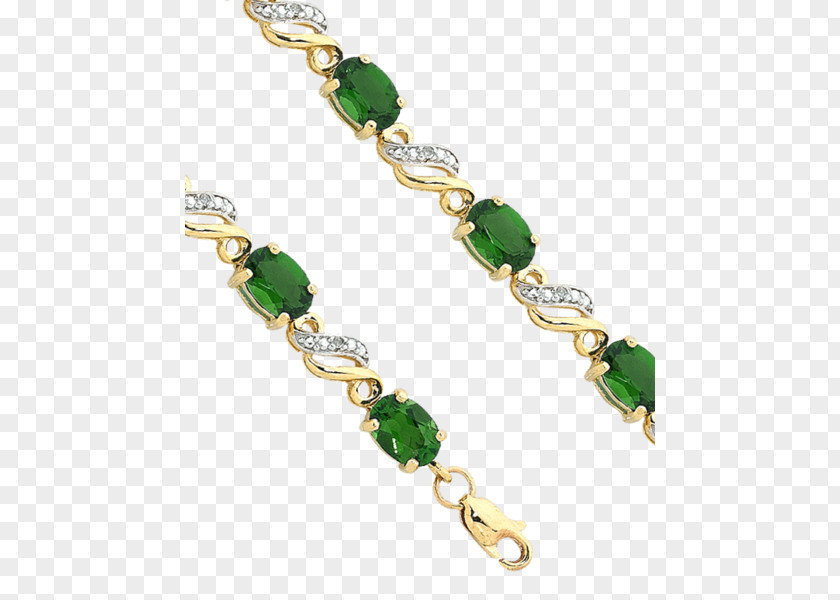 Emerald Bracelet Earring Jewellery Gold PNG