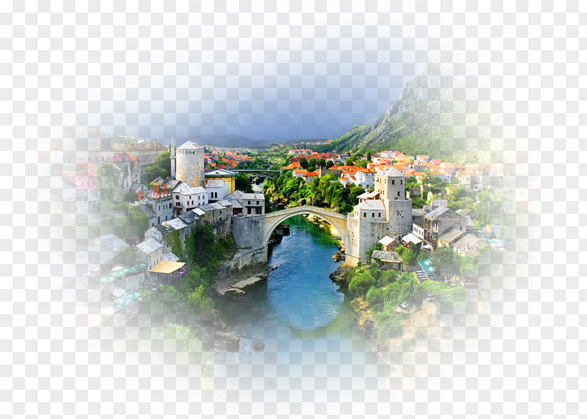 Travel Stari Most Herzegovina Neretva Bridge PNG