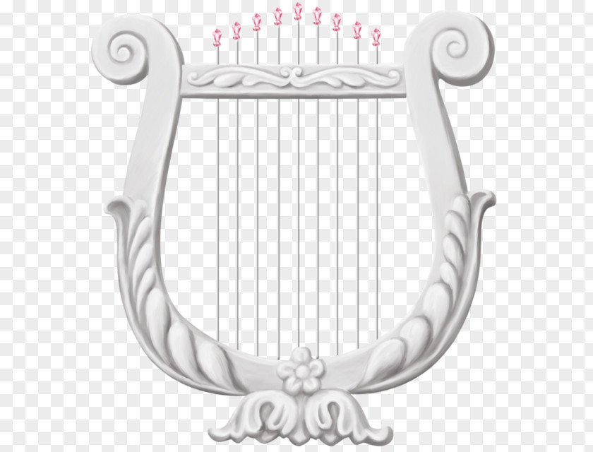 U-shaped Harp Musical Instrument PNG