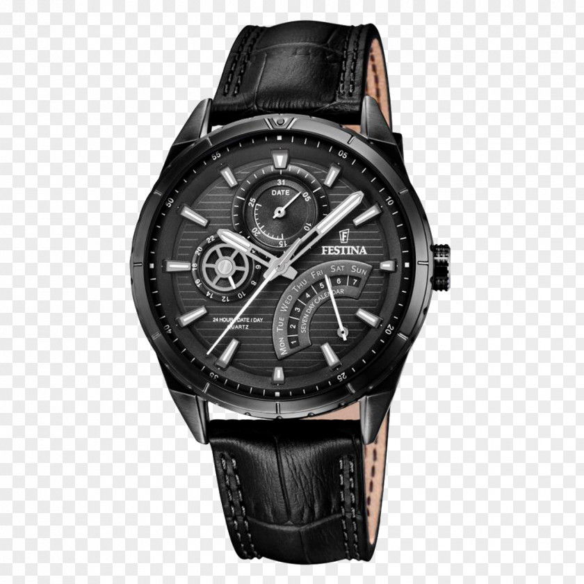 Watch Festina Chronograph Clock Eco-Drive PNG