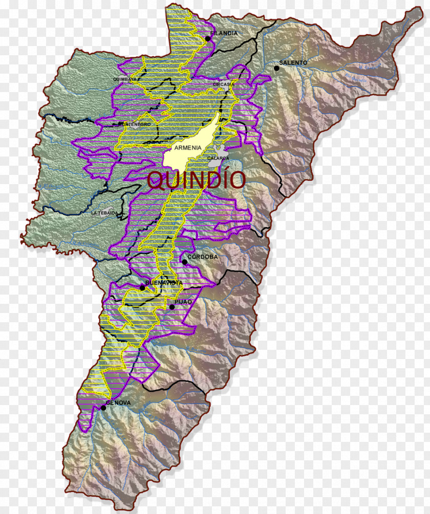 Armenia Colombia Kulturní Krajina Kávových Plantáží V Kolumbii Departments Of Valle Del Cauca Department Map Colombian Coffee Growing Axis PNG