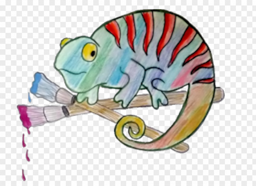 Chameleon Chameleons Creative Reptile Art Clip PNG