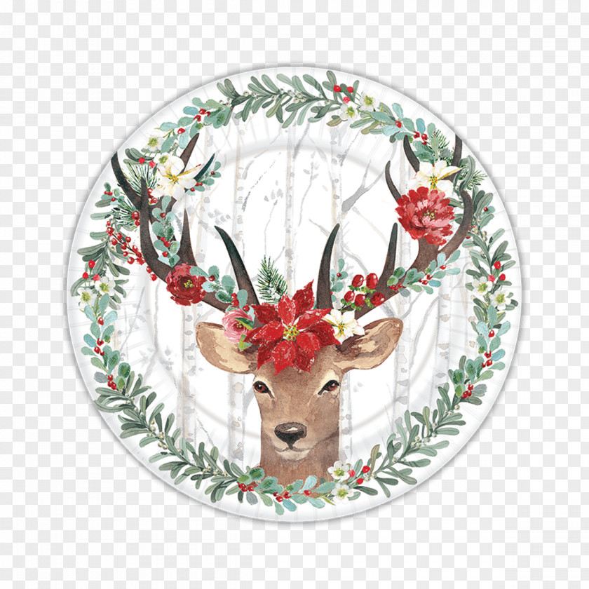 Distinguished Guest Reindeer Santa Claus Rudolph Holiday PNG