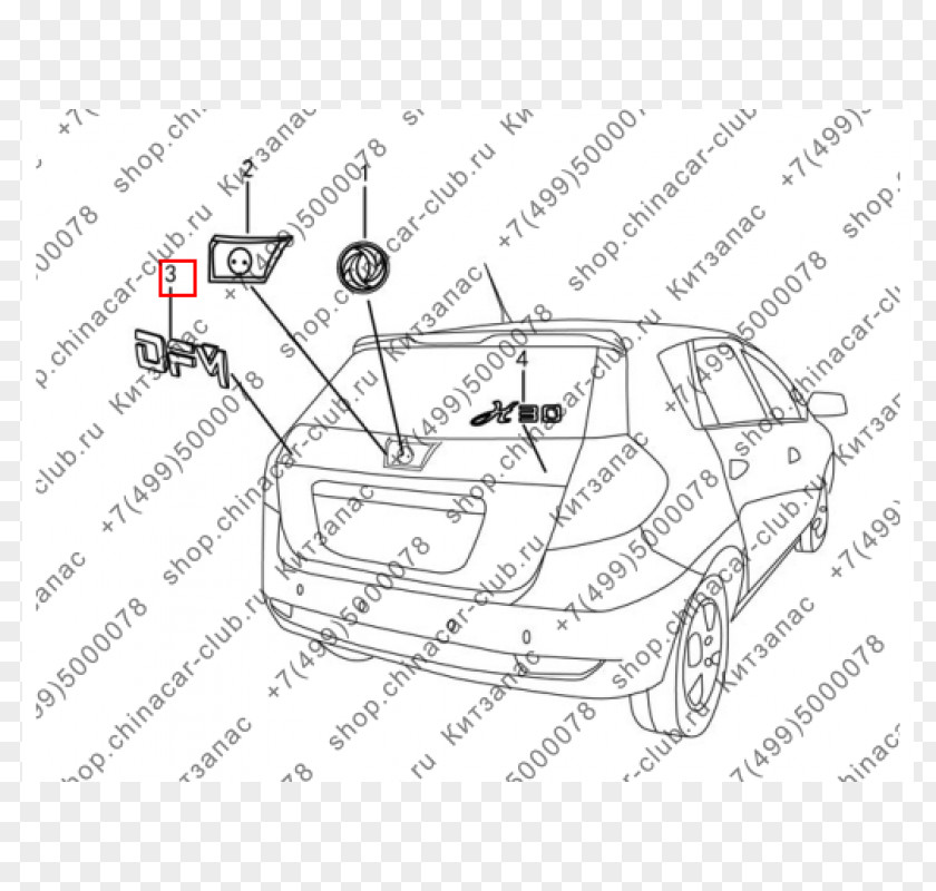Dongfeng Fengshen Drawing Car Point PNG