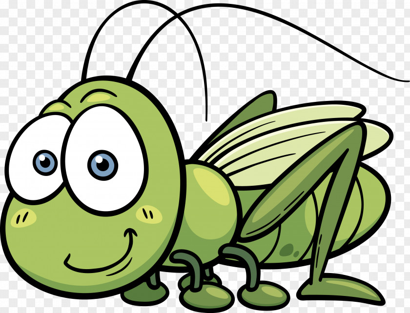 Grasshopper Cartoon Clip Art PNG