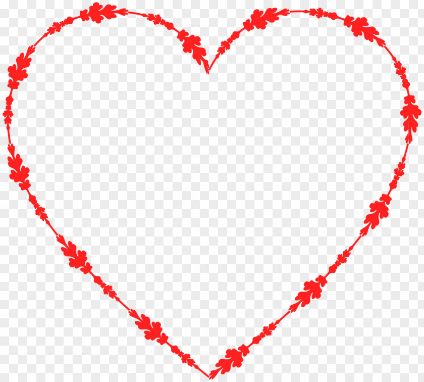 Heart Line Art Clip PNG