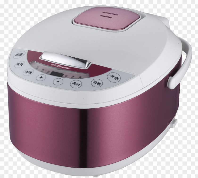 Purple Rice Cooker Congee PNG