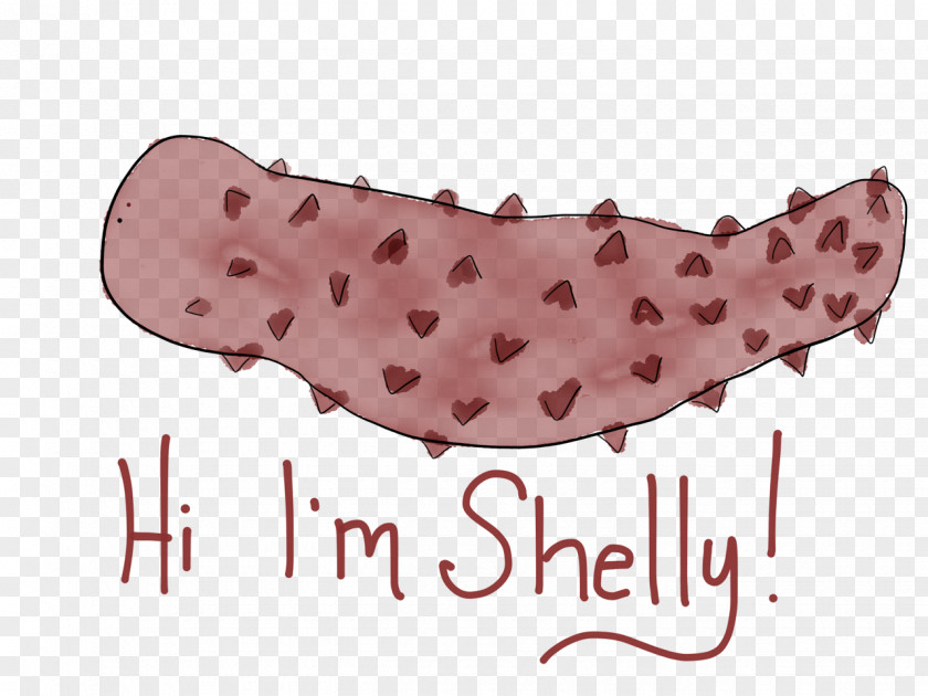 Sea Cucumber Patch Pink M Shoe Font PNG