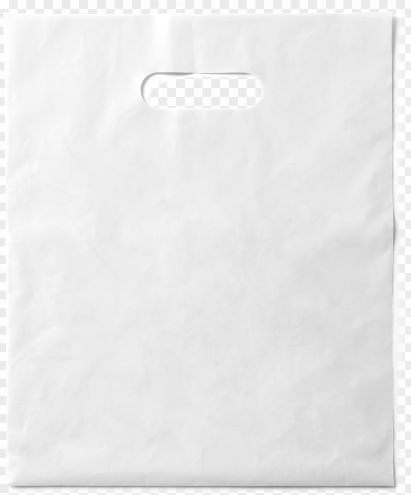 White Hand Carrying Bag Paper Black PNG