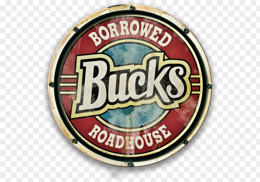 Bucks Label Logo Signage Borrowed Roadhouse PNG