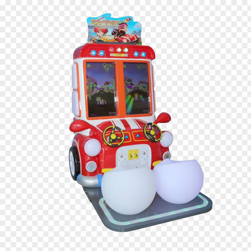 Crazy Town Games Kiddie Ride 2 Arcade Game Plastic PNG