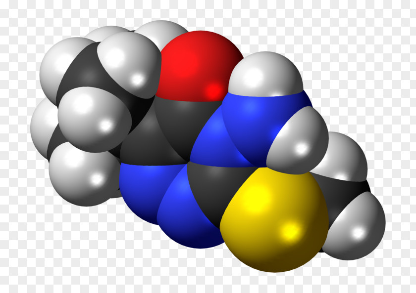 Metribuzin Herbicide Triazine Space-filling Model Insecticide PNG