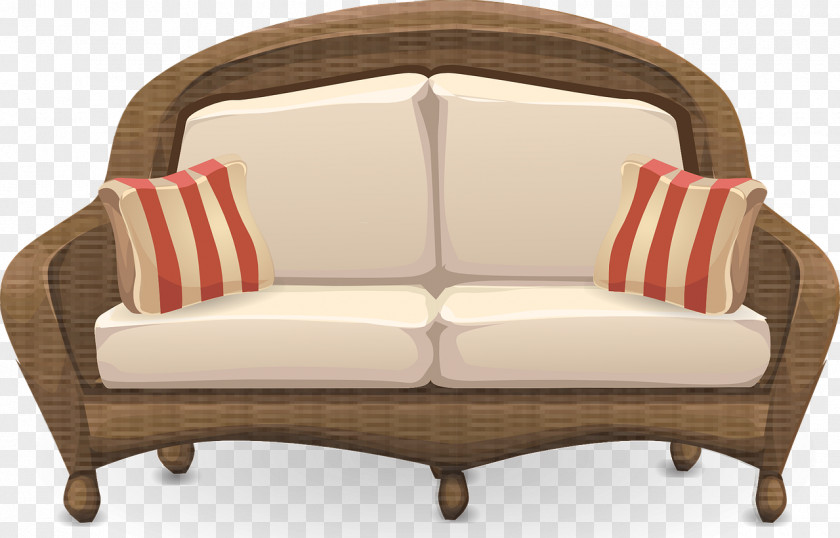 Old Couch Living Room Clip Art PNG