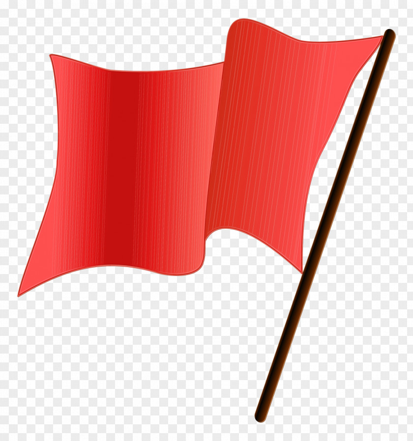 Red Flag Carmine Cartoon PNG