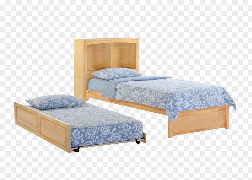 Twin Bed Frame Box-spring Mattress Sofa Couch PNG