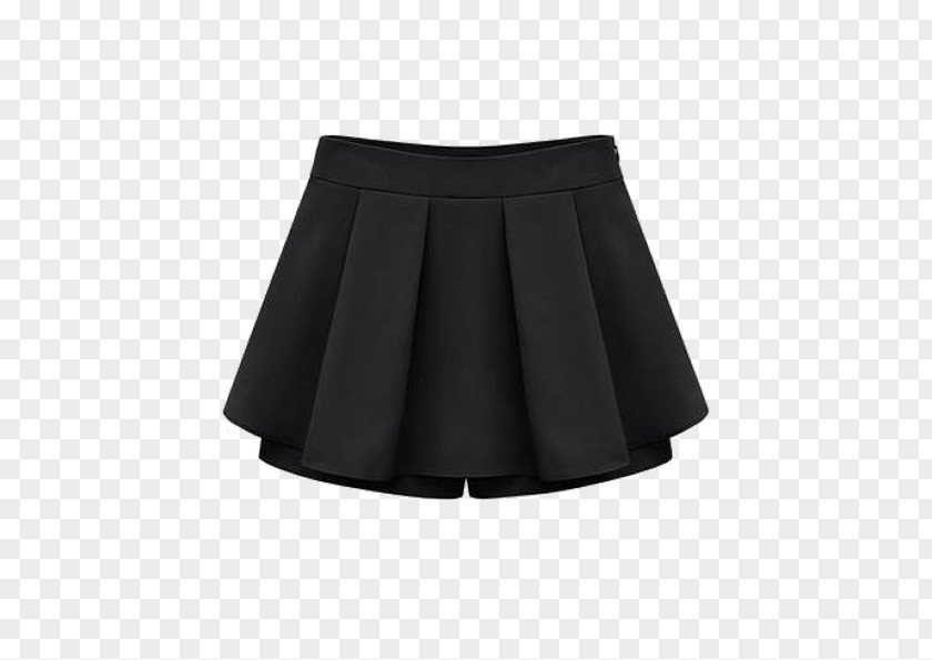 And Pleated Skirt Waist Chiffon Shorts Pleat PNG