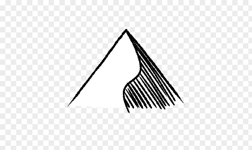 Bitmap Triangle Line Art Leaf Font PNG