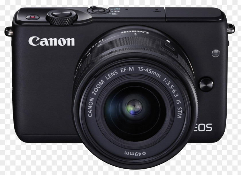 Camera Canon EOS M3 Mirrorless Interchangeable-lens EF-M 15–45mm Lens PNG