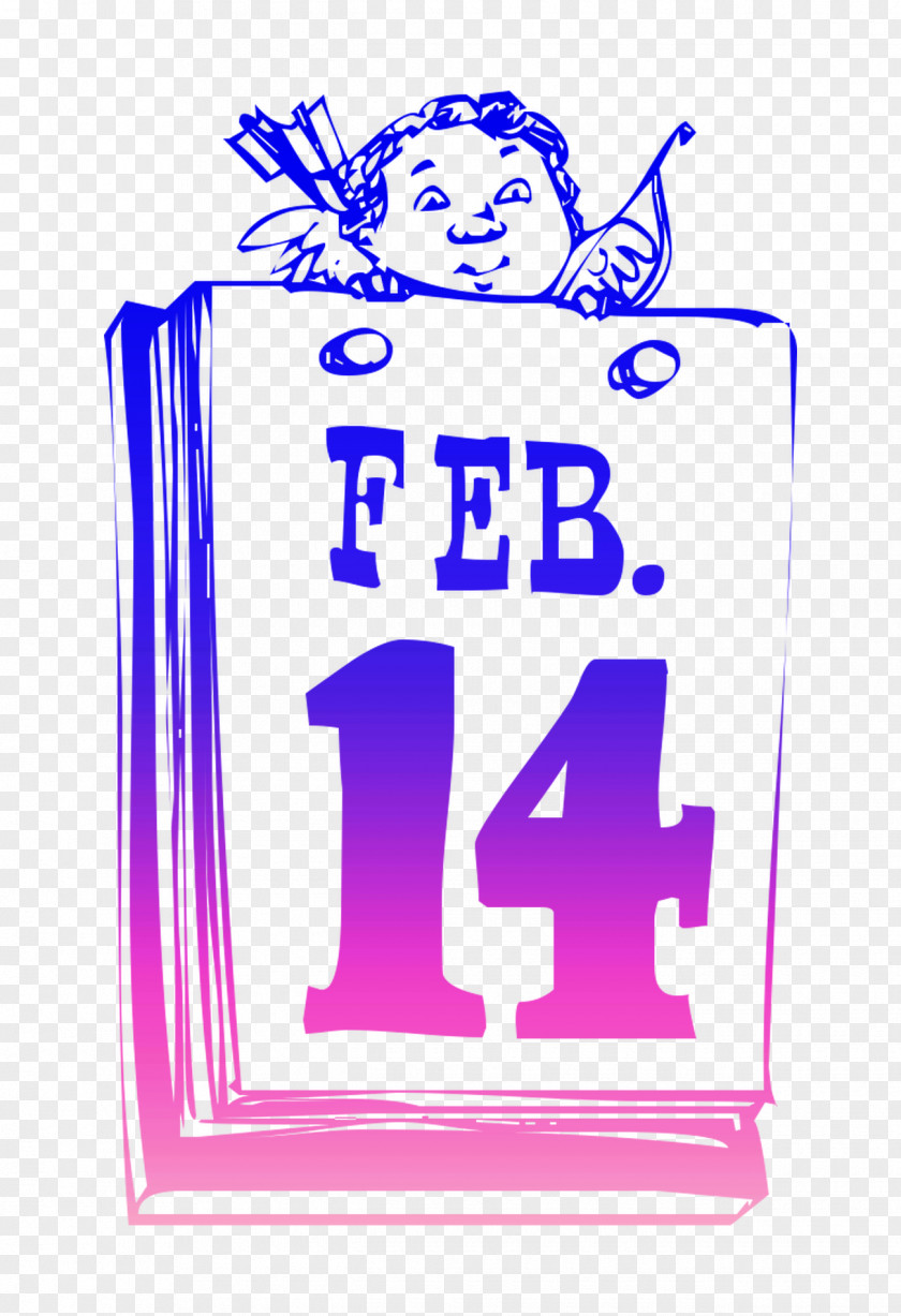 Clip Art February 14 Image Calendar PNG