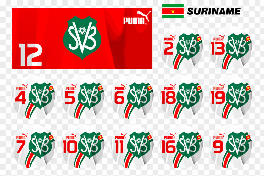 Design Logo Brand Suriname Green PNG