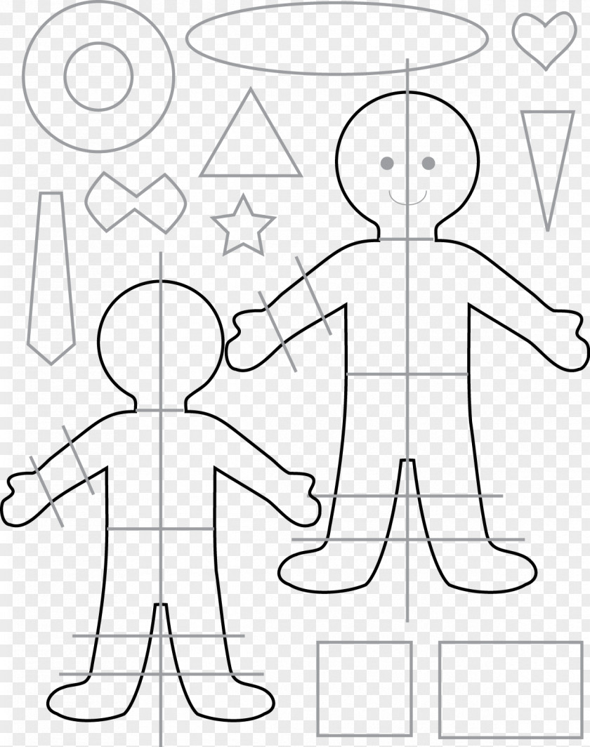 Doll Paper Rag Matryoshka Pattern PNG