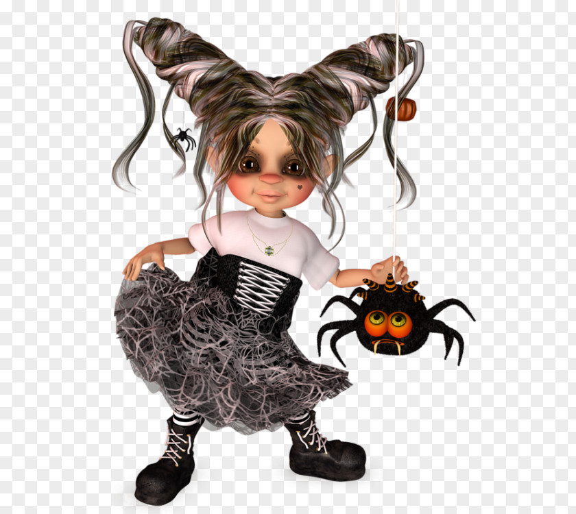 Genius Halloween Witch Elf Clip Art PNG