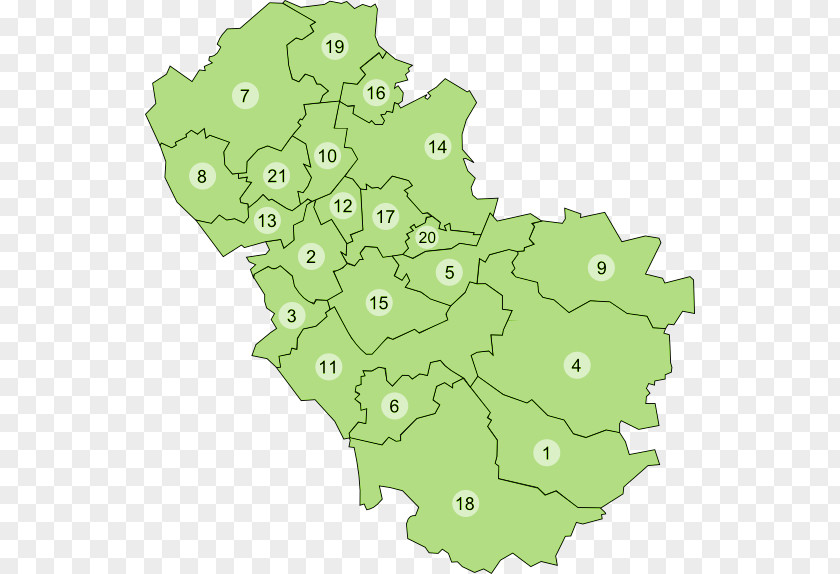 Map Rotherham Dinnington, South Yorkshire B Postcode Area Ravenfield PNG
