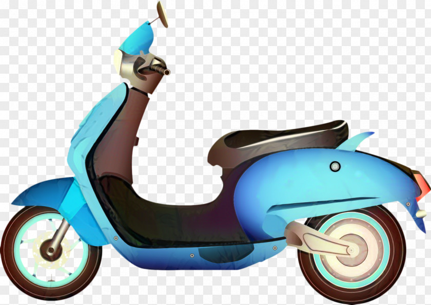 Motorized Scooter Riding Toy Bicycle Cartoon PNG