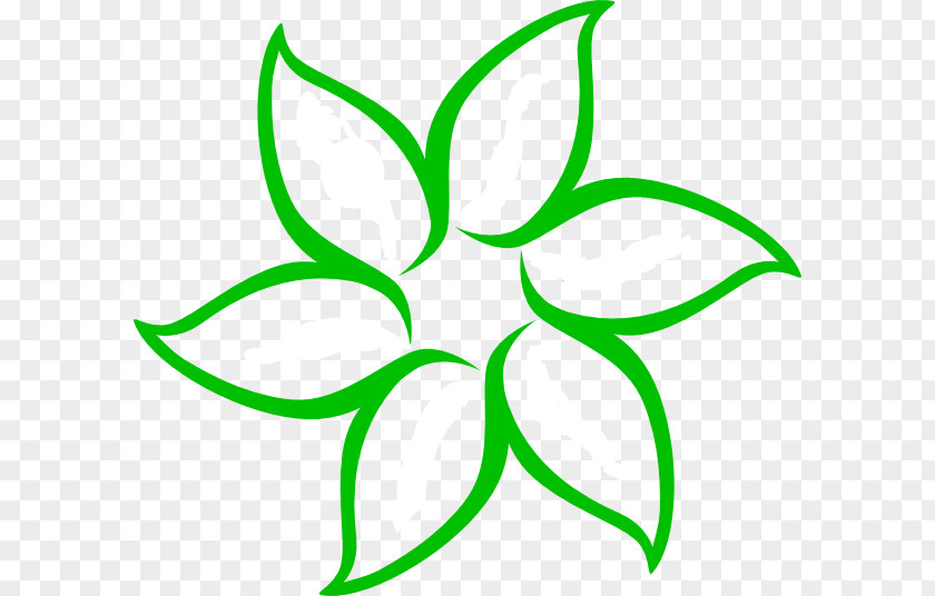 Green Flower Drawing Clip Art PNG