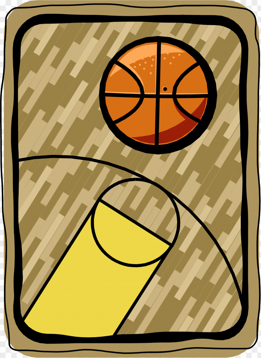 Outdoor Games Border Basketball Court Clip Art PNG