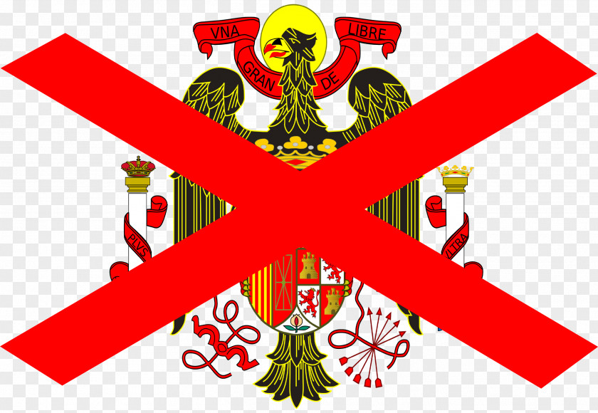 Spain Francoist Coat Of Arms Flag PNG