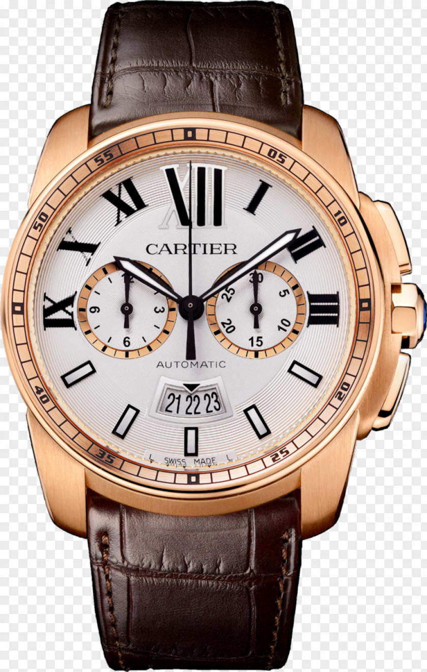 Watch Cartier Chronograph Caliber Automatic PNG