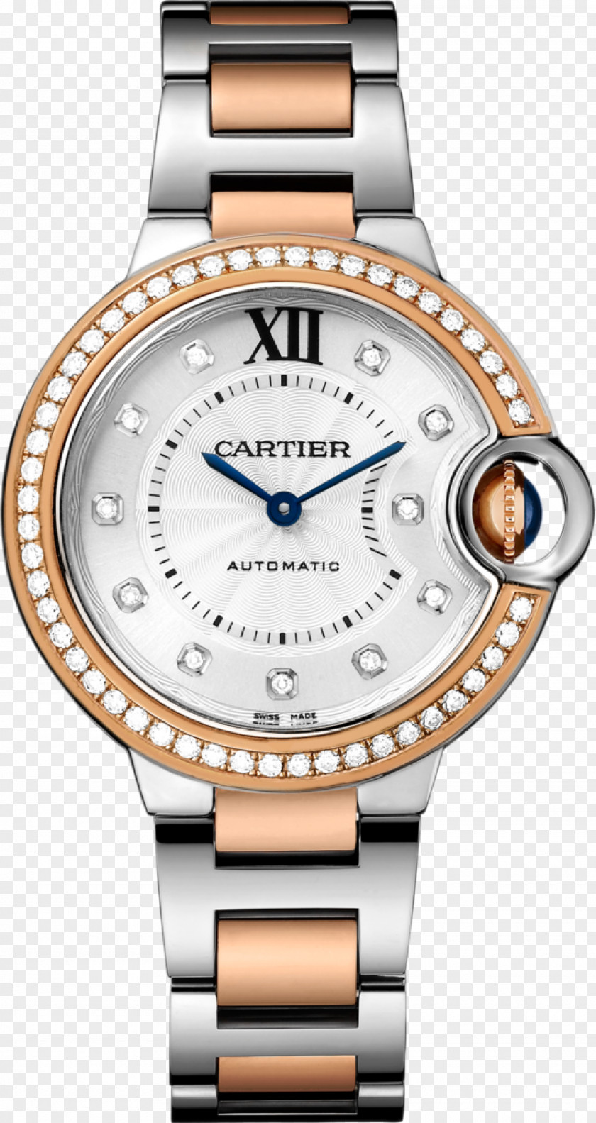 Watch Cartier Tank Jewellery Ballon Bleu PNG