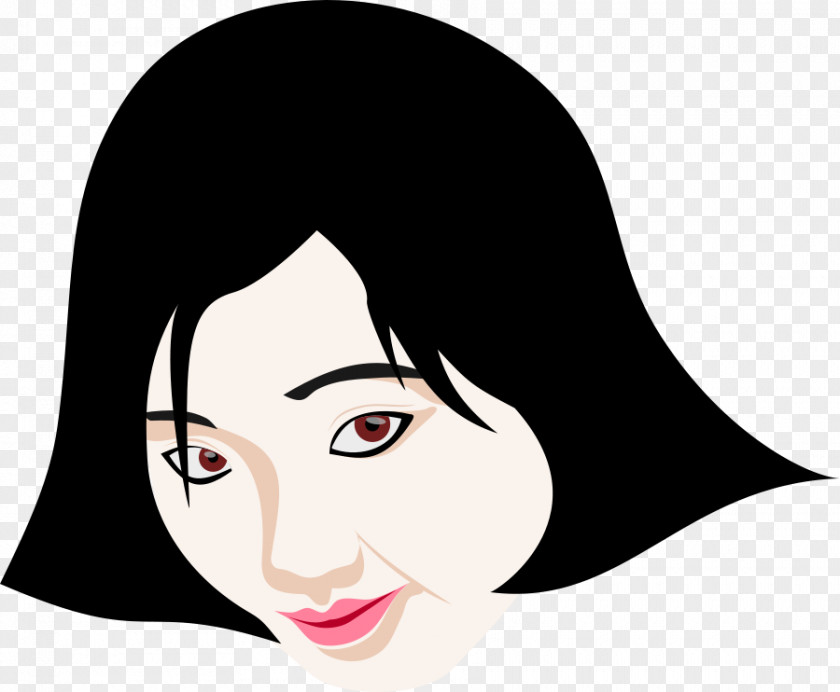 Beauty Cliparts Asia Woman Face Clip Art PNG