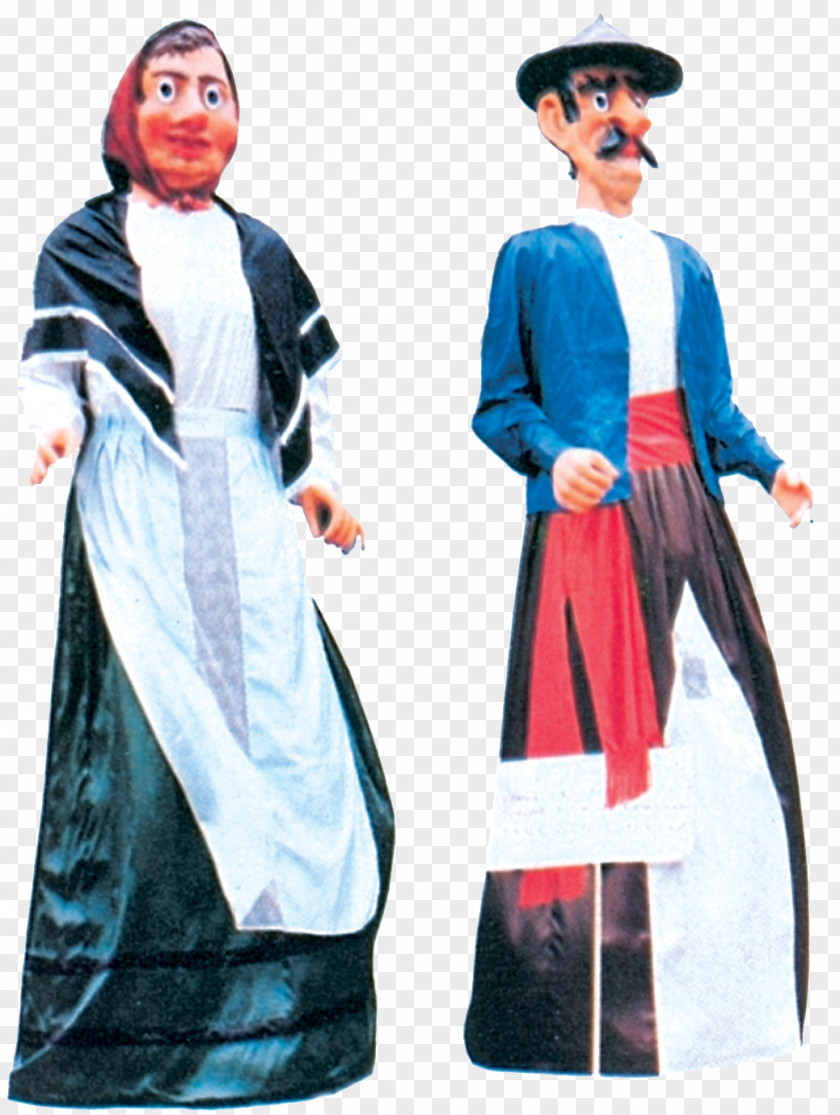 Comparsa De Gigantes Y Cabezudos Robe Costume Design PNG