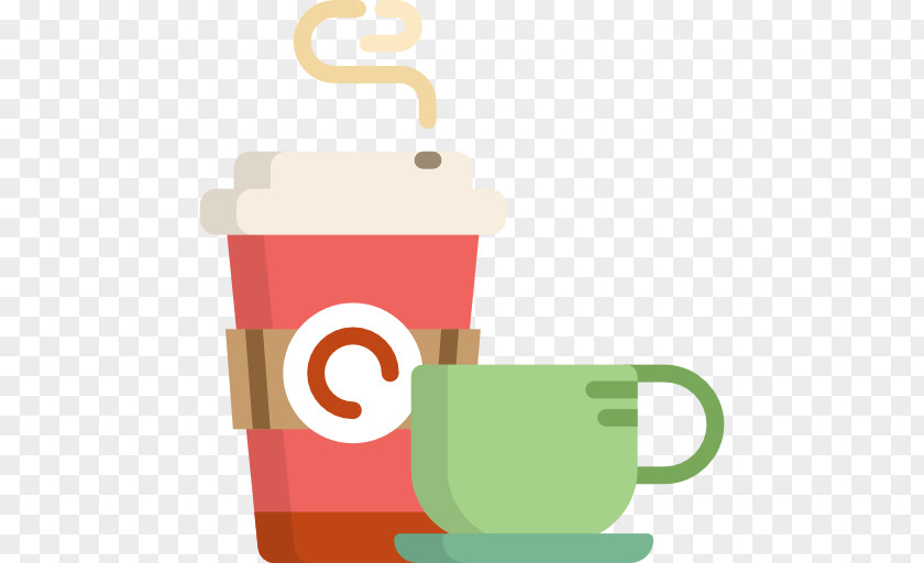 Flat Coffee In The Restaurant Cup Tea Cafe Icon PNG