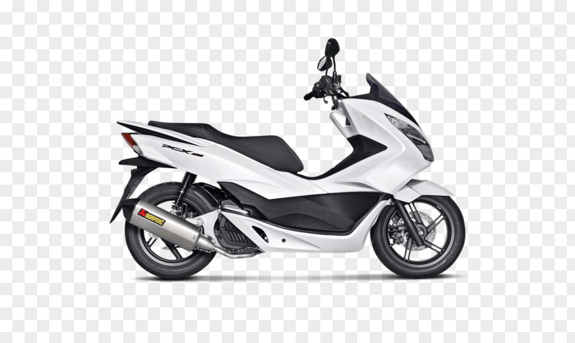 Honda Exhaust System PCX Scooter Akrapovič PNG