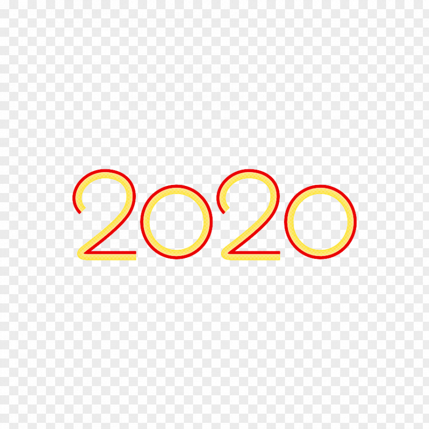 2020 New Year Number PNG
