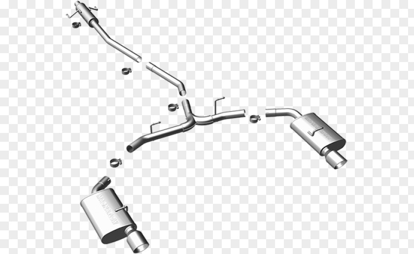 Ford 2010 Fusion Car MagnaFlow Performance Exhaust Systems PNG