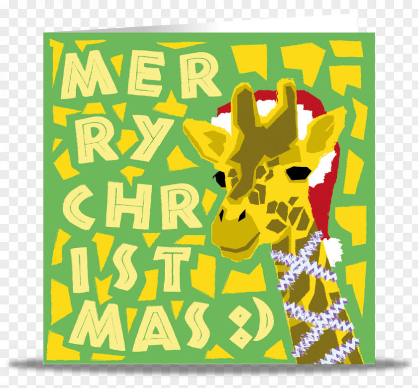 Giraffe Illustration Cartoon Rectangle Font PNG